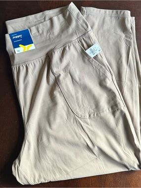 NWT Old Navy High-Waisted StudioSmooth Jogger Beige “Salt Marsh” XL